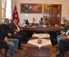 Edremit Turizm İşletmecileri Derneği (EKTİD) Başkanı Yahya Yavuz ve yönetim