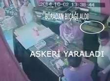 TARTIŞTIĞI ASKERİ DÖNERCİDEN ALDIĞI EKMEK BIÇAĞIYLA YARALAYARAK ÖLDÜRDÜ 