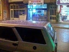 Balıkesir’in Edremit ilçesinde, 1 dakika yağan doluya, etkili sağanak yağışta