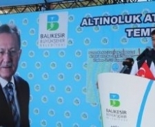 Balıkesir’in Ayvalık ilçesinde, Ayvalık Belediyesi Temizlik İşleri Müdürlüğü’ne ait bir