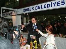 Erdek Etkin tanıtımda   Erdek belediye başkanlığı İstanbul’da hazırlanan kentler