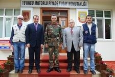 GAZETECİLER TUGAY KOMUTANINI ZİYARET ETTİLER   Balıkesir’in Edremit ilçesinde görev