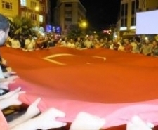 Balıkesir’in Burhaniye ilçesinde, tüm yurtta olduğu gibi iki gün boyunca
