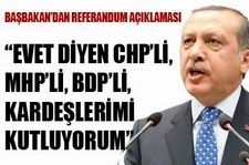 BAŞBAKAN REFERANDUMU DEĞERLENDİRDİ Türkiye Ramazan Bayramı’nın ardından demokrasi bayramından da yüzünün akıyla çıkmıştır.
