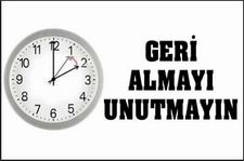 Saatleri geri almayı unutmayın! Yaz saati uygulaması sona erdi.