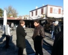 Balıkesir’in Ayvalık ilçesinde, Küçükköy Belediye Başkanı Mesut Ergin hafta sonu