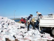 Balıkesir’in Ayvalık ilçesinde Başbakanlık Sosyal Yardımlaşma ve Dayanışma Fonu tarafından