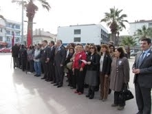 Balıkesir’in Ayvalık ilçesinde, önceki gün başlayan Vergi Haftası nedeniyle ilçe
