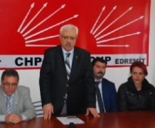 Edremit ilçesinde CHP İlçe Başkanı Yurt Yıldırım’ın milletvekili adaylığı için
