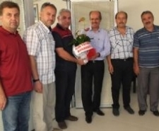 Balıkesir’in Burhaniye ilçesinde, hafta başında göreve başlayan Müftü Hacı Öz’e