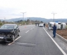 Balıkesir’in Havran ilçesi ile İzmir Çanakkale Karayolunu bağlayan sinyalizasyonsuz kavşak