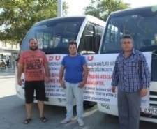 Balıkesir’in Burhaniye ilçesinde, şehir için de taşımacılık yapan minibüsler yenilenirken,