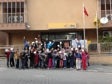 Balıkesir ‘in Balya ilçesinde, Zübeyde Hanım Yatılı Bölge Okulu izcileri