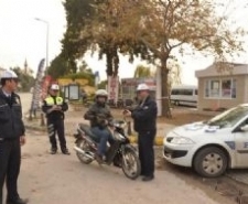 Balıkesir’in Ayvalık ilçesinde, Ayvalık İlçe Emniyet Müdürlüğü bünyesindeki Trafik Denetleme