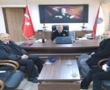 Balıkesir’in Burhaniye ilçesinde, yeni binasına taşınan İlçe Emniyet Müdürlüğüne ziyaretçi