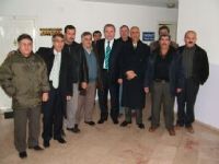 Kars-Iğdır-Ardahan Derneği yetkilileri, Milliyetçi Hareket Partisi Belediye Başkan adayı Tuncay