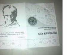 BURHANİYE DE İÇKİLİ MEKANDA ÇAY ETKİNLİĞİ NE TEPKİ )-Balıkesir’in Burhaniye ilçesinde, Mustafa Keskin İlk ve Ortaokulu Okul Aile