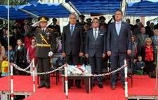BAYRAMDA OTOMOBİLDE TANITILDI Kaymakam Abdülhamit Erguvan; "Atatürk’ün dediği gibi kanla her yeri kırmızıya