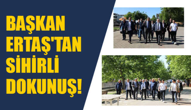 Edremit’in Altınoluk İskele Mahallesi’nde Şahindere üzerindeki lunapark Edremit Belediyesi ekipleri