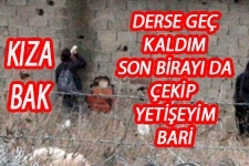 ÖĞRENCİLERİN ÖĞLE ARASI BİRA VE SİGARA KEYFİ Balıkesir’in Edremit ilçesindeki bir grup öğrenci öğlen yemeği saatinde içki