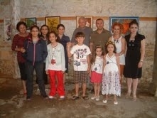Balıkesir’in Burhaniye ilçesinde, Kültür Sanat Derneği’nin başlattığı Sanat Atölyesinde eğitim