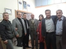 Balıkesir’in Burhaniye ilçesinde, aşırı yağıştan etkilenen Cumhuriyet İlköğretim Okulu Müdürünü