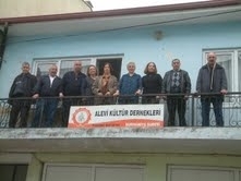 Balıkesir’in Burhaniye ilçesinde, Alevi Kültür Derneği Aşağı çarşıdaki yeni yerine