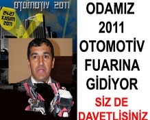 OTO TAMİRCİLERİ ODASI ÜYELERİNİ FUAR’A GÖTÜRÜYOR Balıkesir’in Edremit ilçesi Oto Tamircileri Odası üyelerini 27 Kasım