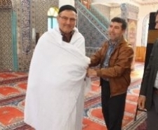 Burhaniye’de Umrecilere Kabe Maketli Tatbikat Balıkesir’in Burhaniye ilçesinde, Diyanet İşleri Başkanlığı organizasyonu ile umreye gidecek