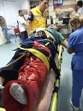 AZ DAHA CANINDAN OLUYORDU Balıkesir’in Burhaniye ilçesinde meydana gelen motosiklet kazasında bir kişi ağır