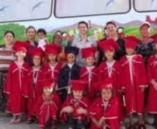 Balıkesir’in Burhaniye ilçesinde, eğitim yılı başında hizmete giren gezici ana