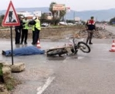 Balıkesir’in Edremit ilçesinde meydana gelen trafik kazasında 28 yaşındaki motosiklet