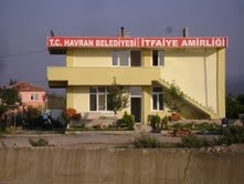 Balıkesir’in Havran ilçesinde belediye tarafından yapılan çok amaçlı itfaiye binası