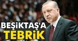 Erdoğan’dan Beşiktaş’a tebrik Cumhurbaşkanı Erdoğan, Beşiktaş Futbol Takımı'nın Spor Toto Süper Lig 2015-2016
