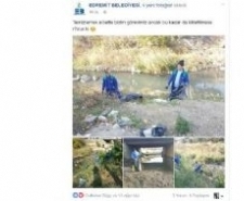 Belediyeden duyarsız vatandaşlar sitem Balıkesir’in Edremit ilçesinde belediye dere yataklarını kirleten vatandaşlara sosyal medyadan