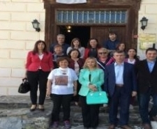 Edremit Protokolünden Antandros Ziyareti Edremit Kaymakamı ve daire amirleri Antandros Antik Kentini ziyaret ederek