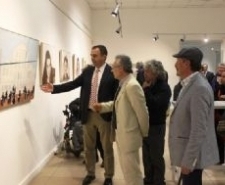 Ayvalık Belediyesi Orhan Peker Sanat Galerisinde 4 sanatçının ortak açtığı