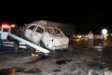 MOTOSİKLET İLE OTOMOBİL ÇARPIŞTI. KAZADA  2 KİŞİ ÖLDÜ