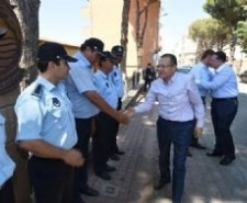 EDİP UĞUR’DAN GÖMEÇ ZİYARETİ Balıkesir’in Gömeç ilçesini ziyaret eden, Balıkesir Büyükşehir Belediye Başkanı Ahmet