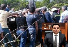 Kontrolden çıkan araç bariyerlere çarptı: 5 yaralı Balıkesir Devlet Hastanesi Başhekimi Dr. Adil Ozan Gökuç idaresinde araç,
