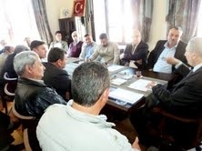 Balıkesir’in Ayvalık ilçesinde, Köylere Hizmet Götürme Birliği Genel Kurul toplantısının
