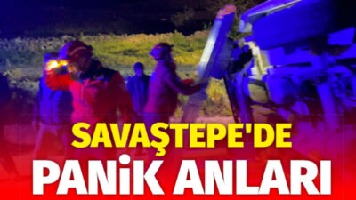 Savaştepe’de kaza paniği Balıkesir’in Savaştepe ilçesinde meydana gelen ve bir kişinin yaralandığı kazada,