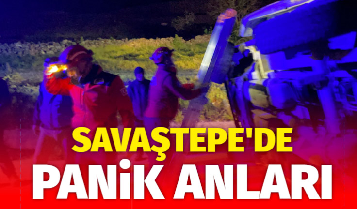 Balıkesir’in Savaştepe ilçesinde meydana gelen ve bir kişinin yaralandığı kazada,