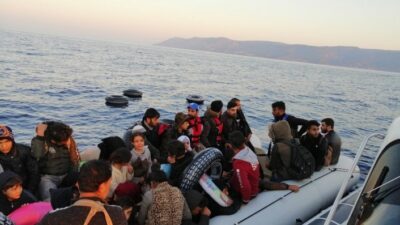  Kuzey Ege’de Çanakkale Açıklarında Sahil Güvenlik Komutanlığı’nın Yaptığı Operasyonlarda