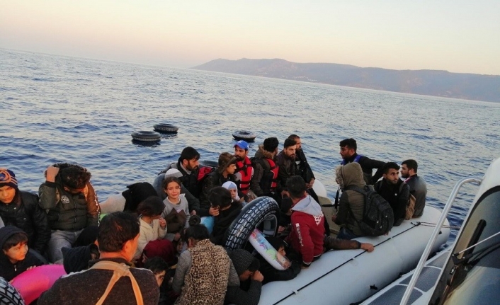  Kuzey Ege’de Çanakkale Açıklarında Sahil Güvenlik Komutanlığı’nın Yaptığı Operasyonlarda