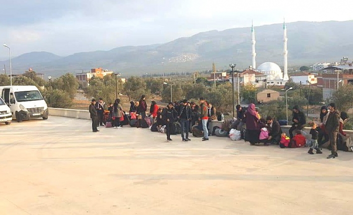 Balıkesir’in Ayvalık ilçesinde yasa dışı yollardan yurt dışına kaçmak isteyen