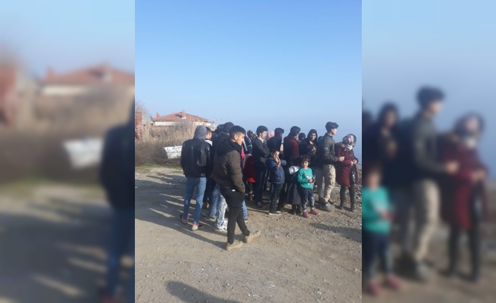 Balıkesir’in Edremit ilçesinden Yunanistan’ın Midilli adasına kaçmak isteyen 21 mülteci