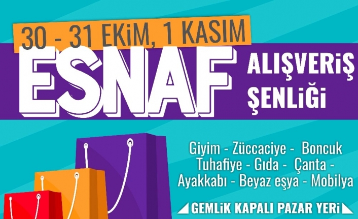  Gemlik Belediyesi Tarafından Düzenlenen Alışveriş Şenliği 30 Ekimde Başlıyor.