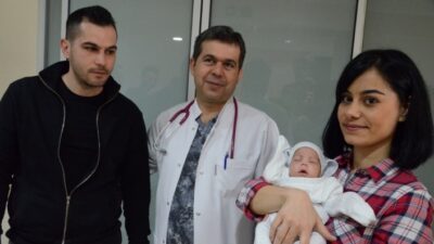 26 haftalık dünyaya gelen Asil Bebek, Yenidoğan Yoğun Bakım Servisi’nde
