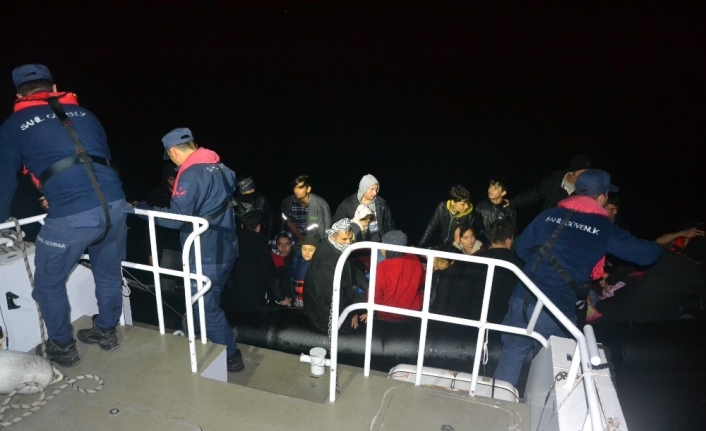 Balıkesir’in Ayvalık ilçesinde yasa dışı yollarla Yunanistan’ın Midilli adasına gitmek